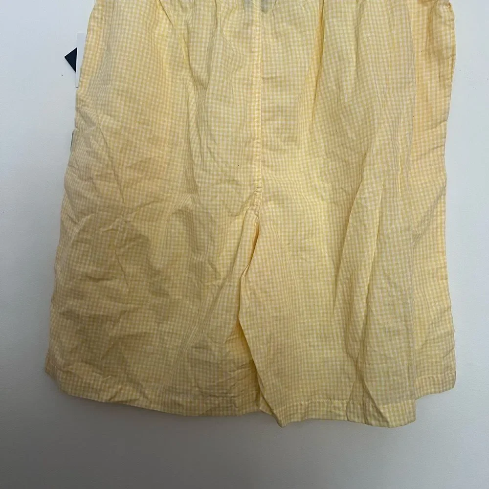 Izod Yellow Plaid Sleepwear Shorts